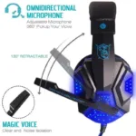 Headset PC Music Stereo Earphones Headphones with Mic LED Light for PS4 computer Gamer headphone 3.5mm - Image 3