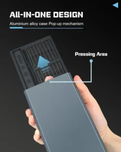 Electric Screwdriver Set 5 Torque Settings Precision Power Tool Magnetic Screw Driver Bits for iPhone Glasses Watch PC 68 in 1 - Image 5