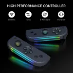 Switch Controller RGB Light Glare Vibration Supports Screenshot Wake-up Function Motion Gamepad For Switch Control - Image 2