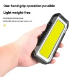 Waterproof with Magnet Flashlight Portable COB Work Light LED 4000mAh Flashlights Multimode - Image 3