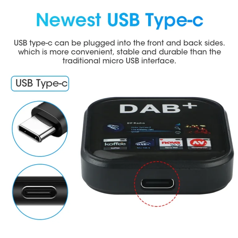Autoteile - DAB/DAB+ Antenna With USB Adapter Android Car Radio GPS Stereo Receiver Player For Europe Universal Signal Head Unit Player
