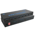 HDMI Switcher Splitter 4x4 Audio Video Distributor Selector Box for Ps4 Camera PC to TV Monitor