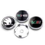 Skoda Car Wheel Center Hub Caps Sticker Hub Badge Cover For Skoda Octavia A5 3 2 VRS Vision Kodiaq Rapid Fabia VII Superb RS