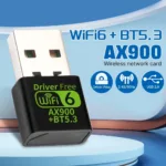 WiFi 6 AX900 Bluetooth 5.3 WiFi USB Adapter Wireless Network Card 2.4G&5GHz Wi-Fi Antenna USB For PC/Laptop Win10/11 Driver Free - Image 3