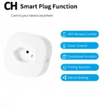 WiFi Smart Plug 16A Switzerland CH Plug Power Socket Outlet Tuya APP For Alexa Google Home Voice Control Power Monitor Timing