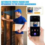 Doorbell With Camera Wireless Bundle Video Doorbell WIFI HD Outdoor Phone Door Bell Camera Security Video Intercom IR - Image 4