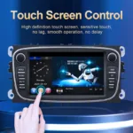 FORD Mondeo Focus S-MAX C-MAX Galaxy Transit Connect 2006-2012 Android 13 CarPlay Android AUTO Bluetooth GPS 2DIN Car radio - Image 4