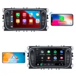 FORD Mondeo Focus S-MAX C-MAX Galaxy Transit Connect 2006-2012 Android 13 CarPlay Android AUTO Bluetooth GPS 2DIN Car radio - Image 3