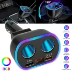 Autoteile - Auto Car Cigarette Lighter Socket Splitter Charger 12V Dual USB Auto Cigarette Lighter Sockets Power Adapter Plug For All Phone