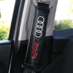 Audi Seatbelt Shoulder Pad Driving Seat Belt Vehicle Pad Cover For Audi s line A4 b6 b8 b7 b9 b5 A6 A3 A8 Q3 Q5 Q7 Q8 - Image 4