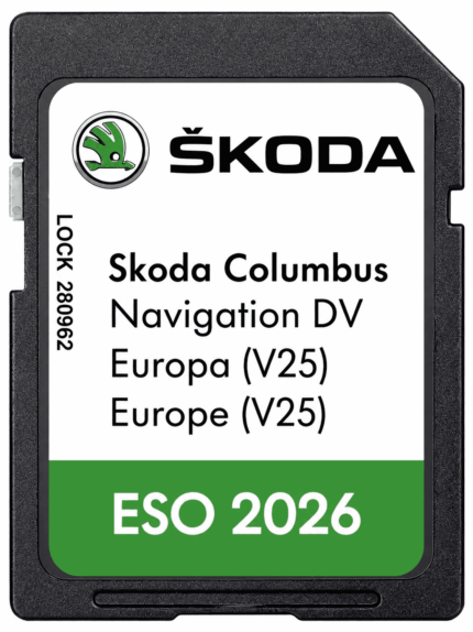 Autoteile - SKODA VW COLUMBUS MIB1 MIB2 SAT NAV 2026 SD-KARTE