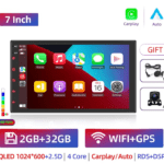 Autoteile - Android 13 2 Din Car Radio carpla Auto 7 Inch Universal WIFI GPS Audio Multimedia Player For Nissan Toyota Kia Honda