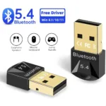 Accessories - USB Bluetooth 5.4 Adapter Transmitter Bluetooth Receiver Audio Bluetooth Dongle Wireless USB Adapter for Computer PC Laptop