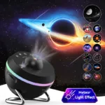 Newest Meteor 13 in 1 Ultra Clear Galaxy Projector Ultra Clear Night Light Lamp Rotary Space Ball Planetarium Projector Lights f