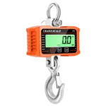 1500KG LCD Portable Digital Hanging Scale 500kg Crane Scales Remote Control Industrial Alloy Steel Hook Site Weighing Balance 1T