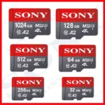 SONY Micro SD Card High Speed Original Memory Card 128GB 64GB 256GB 512GB 1TB MicroSD Flash Card For CellPhone Camera Table PC - Image 2