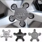 Audi 135mm Car Wheel Rim Five Claws Center Cap 4F0601165N For Audi A5 A4 A4L A6 A6L A7 A8 Q5 Tires Hub Covers Accessories