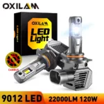9012 HIR2 LED Car Headlight 22000LM 120W Error Free For Toyota CHR RAV4 Corolla Hybrid Auris Aygo Avensis IQ Bulb