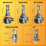 9012 HIR2 LED Car Headlight 22000LM 120W Error Free For Toyota CHR RAV4 Corolla Hybrid Auris Aygo Avensis IQ Bulb - Image 5