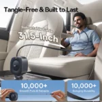 30W Fast Car Charger Retractable Cable Dual Type-C USB-C Quick Charging 360° Rotation For iPhone Samsung Motorola Tablets - Image 3