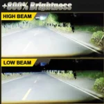 H7 LED Car Headlight Bulbs 600000LM CANBUS High Power Fog Lights Mini Wiress Auto Headlamp Plug&Play 6000K White 12V 24V - Image 3