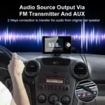 DAB Radio DAB+ Receiver with 2.8" Screen In Car Stereo Sound Digital Signal Antenna Adapter FM Transmitter AUX TF Card Bluetooth - Image 5
