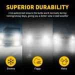 H7 LED Car Headlight Bulbs 600000LM CANBUS High Power Fog Lights Mini Wiress Auto Headlamp Plug&Play 6000K White 12V 24V - Image 6