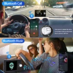 DAB Radio DAB+ Receiver with 2.8" Screen In Car Stereo Sound Digital Signal Antenna Adapter FM Transmitter AUX TF Card Bluetooth - Image 3