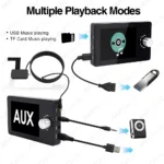 DAB Radio DAB+ Receiver with 2.8" Screen In Car Stereo Sound Digital Signal Antenna Adapter FM Transmitter AUX TF Card Bluetooth - Image 6