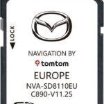 MAZDA AVN1 SAT NAV MAP SD CARD EUROPE 2025 NVA-SD8110EU