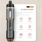 Accessories - Worx 4V Electrical Screwdrivers Set WX242 Portable Smart Cordless Power Screw Driver Mini Electric Drill Home Repair Power Tool