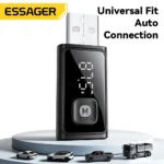 Bluetooth 5.4 Car Adapter Wireless FM Transmitter Audio Receiver&Handsfree Call Auto Stereo Mic Car Adapter Accessories - Image 5