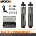 Accessories - Worx 4V Electrical Screwdrivers Set WX242 Portable Smart Cordless Power Screw Driver Mini Electric Drill Home Repair Power Tool