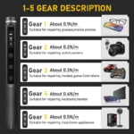 Precision Electric Screwdriver Set, 5-speed Torque Adjustment, With 42 Magnetic Bits, For iPhone Disassembly And Repair Tools - Image 6