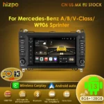 Mercedes Benz B200 Sprinter W906 W639 AB Class W169 W245 Viano Vito Car Auto Radio 2-32GB