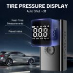 Portable Jump Starter with Built-in Air Compressor, 150PSI Battery Jumper for 5.0L Gasoline and 3.0L - Image 2