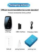 CF920 Modified Universal Remote Display Smart LCD Key Comfortable Entry Auto Lock Keyless Go For Audi/BMW/Ford/Mazda/Toyota/KIA - Image 6