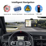 Navigator FM Transmitter HD TFT Touch Screen Portable Auto Satellite GPS Navigation EU  Map 256MB+8G - Image 2
