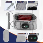 Heating Waist Massager Belts Vibration Inflatable Lumbar Pads Heated Back Protector Infrared Massage Waist Muscle Relaxer Warmer - Image 6