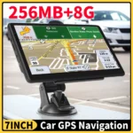 Navigator FM Transmitter HD TFT Touch Screen Portable Auto Satellite GPS Navigation EU  Map 256MB+8G