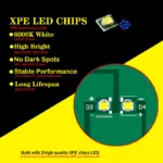 Mercedes-Benz W212 E-Class E350 E550 E63 AMG Pre-LCI Xenon Headlamps Xenon White LED Parking Position Lights 2010-2013 - Image 3