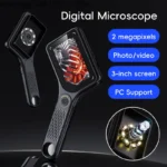 Mini Digital Electronic Microscope with 2MP Autofocus AF Lens 3Inch Screen 500X Magnification Wholesale 500X Magnifying Glass - Image 2