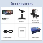 Multimedia Player 10.26 Inch Center Console in Car Intelligent Wireless Carplay Android Auto Car Bluetooth - Image 4