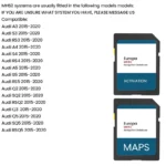 Audi 2024 Navigation SD card satellite map update for Audi MMI MHS2 A3/A4/A5/Q2/Q3 SD card - Image 4