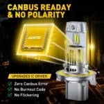 H13 9008 LED Headlight Bulbs High Low Beam for Ford Flex F-150 F150 Canbus Head Lamp with Fan Super Bright 33000LM - Image 2