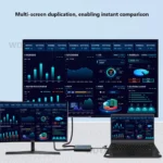 USB 3.0 USB C to Dual HDTV Splitter Extended Display Adapter for Dual Screen Mirroring/Extension for Apple Mac M1 M2 Windows - Image 4