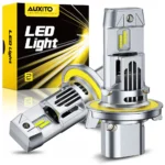 H13 9008 LED Headlight Bulbs High Low Beam for Ford Flex F-150 F150 Canbus Head Lamp with Fan Super Bright 33000LM