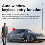 Smart LCD Touch Screen Car Key Bluetooth 5.0 Keyless Entry One Button Start Anti Loss for Models with Automatic Window Function - Image 5