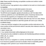 Audi 2024 Navigation SD card satellite map update for Audi MMI MHS2 A3/A4/A5/Q2/Q3 SD card - Image 3