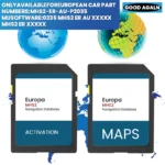 Audi 2024 Navigation SD card satellite map update for Audi MMI MHS2 A3/A4/A5/Q2/Q3 SD card